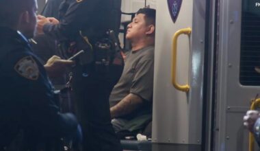 Face-tatted, pony-tailed nut slashes NYC straphanger: cops