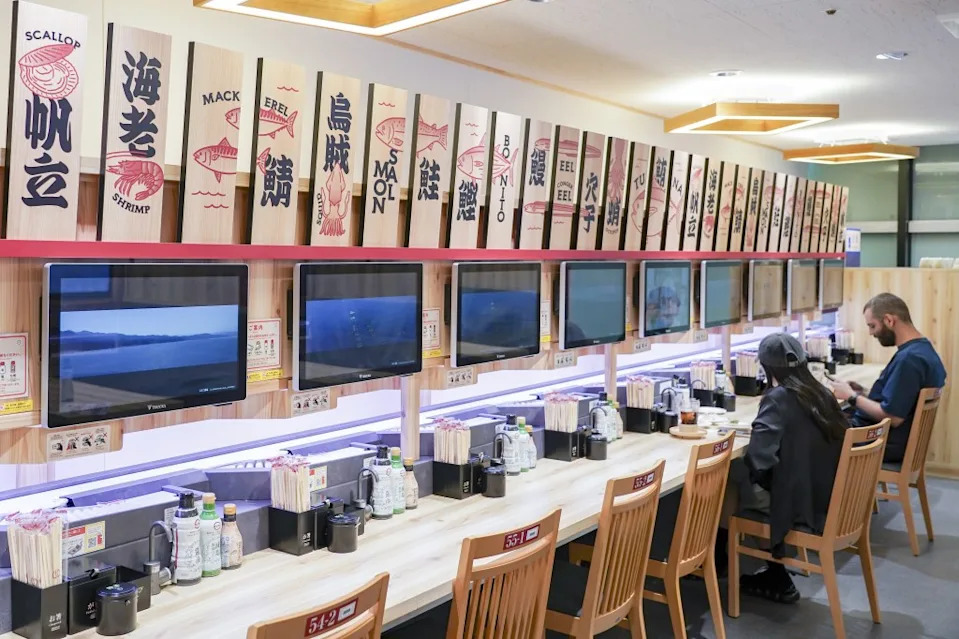 This is Sushiro’s first permanent US location. Bloomberg via Getty Images