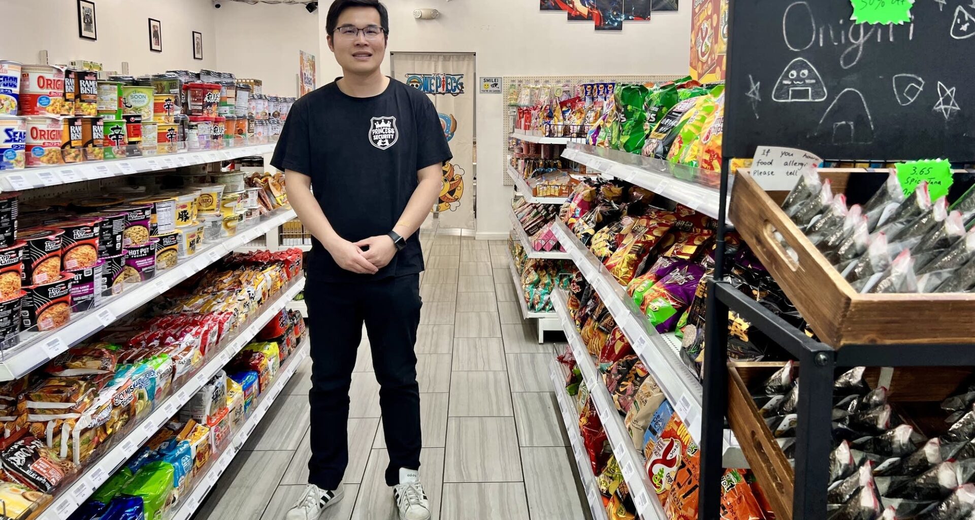 Jay Cao, owner of Mitsuki Japanese Market in Brooklyn, says customers love discovering new products.