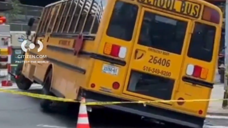 School bus falls into sinkhole in the Bronx: FDNY
