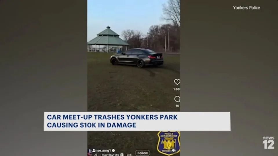 Bronx Car Meetup Tears Up Yonkers Park, Leaves $10K in Damage.