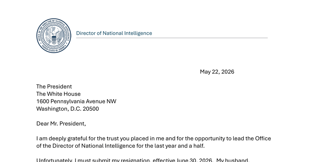 Read Tulsi Gabbard’s Resignation Letter