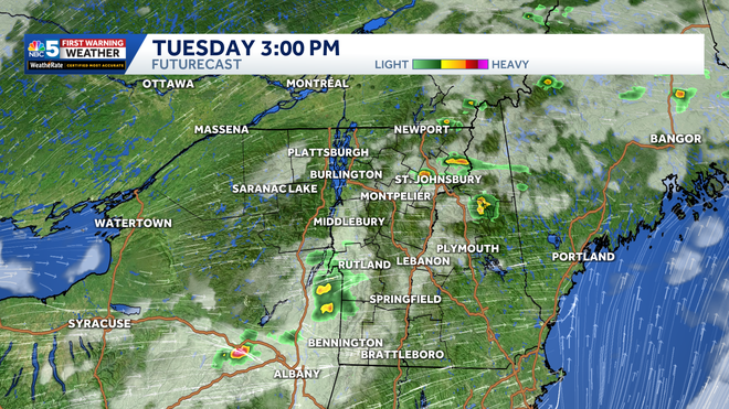 FutureCast 5-19-26 Storm coverage remains isolated through Tuesday afternoon.