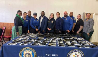 East Elmhurst gun buyback event removes more than a hundred firearms from the streets, including a half dozen assault weapons: DA – QNS