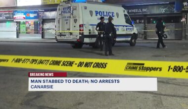 News 12 | Brooklyn | Man Stabbed To Death Outside Canarsie Shopping Center Police Searching For 3 Women