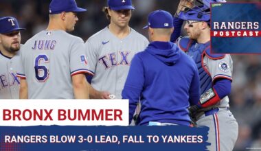 RANGERS POSTCAST: The Rangers hit the Bronx and lost the opener to the Yankees. *INSTANT* REACTION