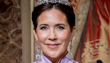 Queen Mary of Denmark just transformed diamond bracelet into a tiara at King Carl Gustaf's party