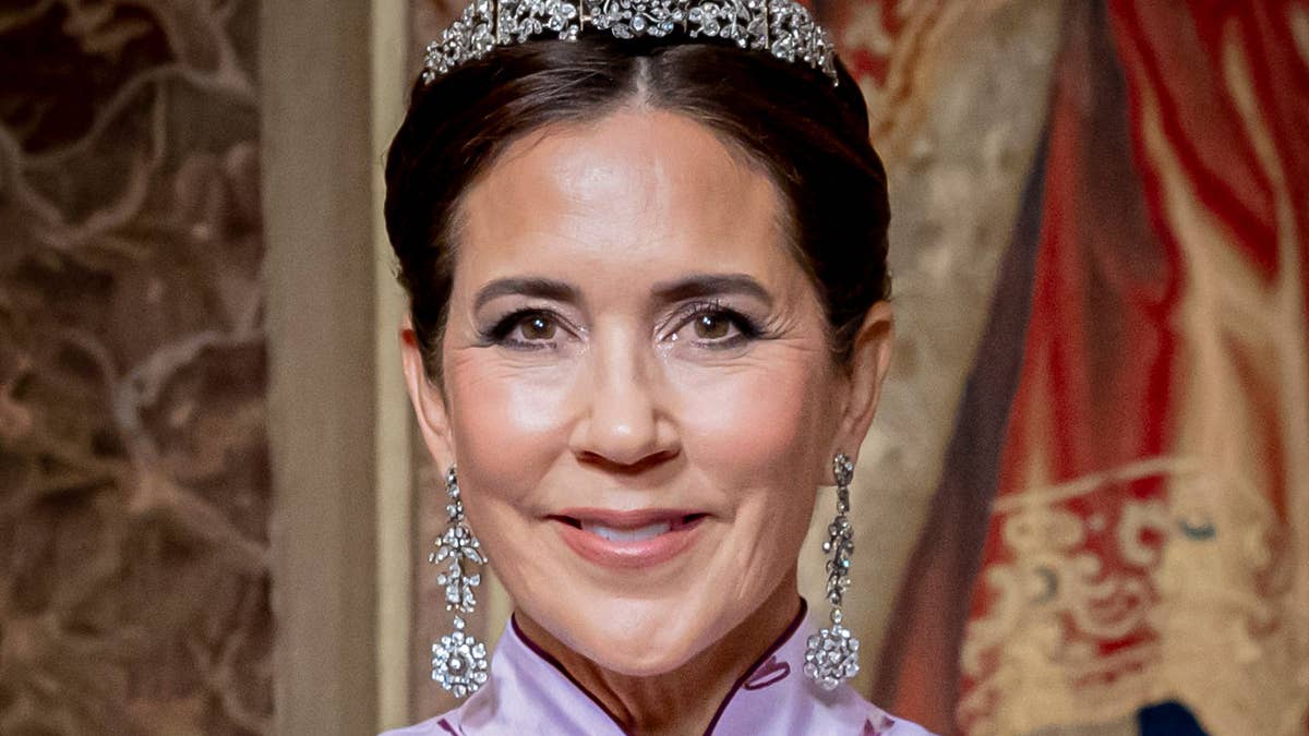 Queen Mary of Denmark just transformed diamond bracelet into a tiara at King Carl Gustaf's party