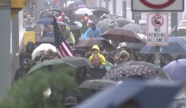 Inaugural NYC Memorial Day ruck march held to help veterans experiencing homelessness