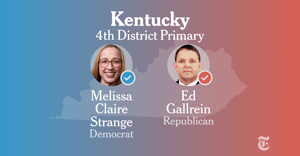 Kentucky Fourth Congressional District Primary 2026: Live Election Results