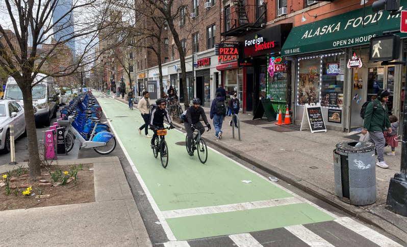 Exclusive: Wider Bike Lane Coming This Spring To Sixth Ave. in Manhattan