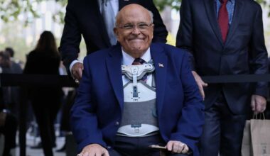 Former NYC Mayor Rudy Giuliani hospitalized