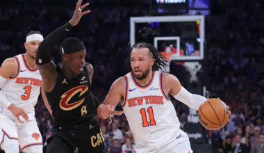 Jalen Brunson leads Knicks out of 22-point hole to stun Cavaliers in OT, take 1-0 lead in Eastern Conference finals
