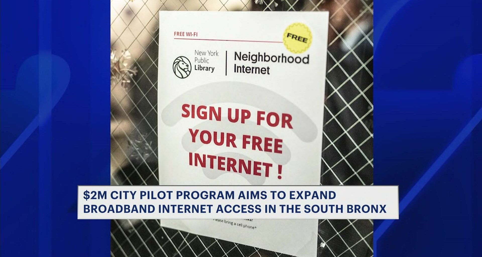 News 12 | Bronx | Bronx To Receive Major Expansion Of Free Highspeed Internet Under New 2m Initiative