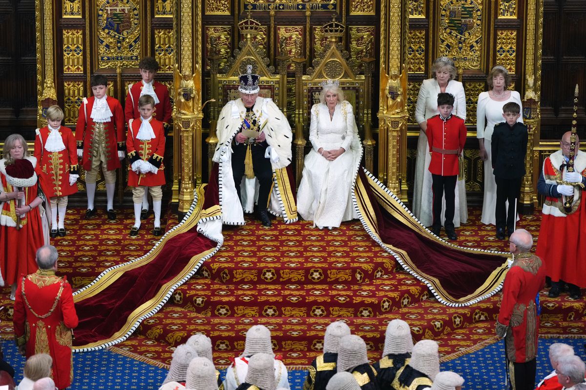 The occasion is one of the most regal for British government