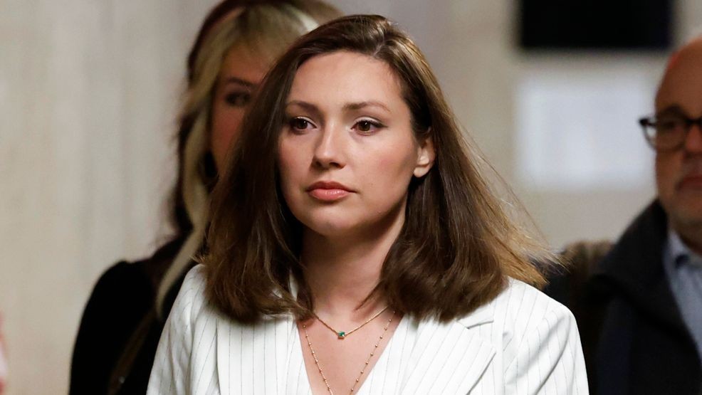 NEW YORK, NEW YORK - MAY 21: Witness Jessica Mann arrives for the retrial of former film producer Harvey Weinstein at Manhattan Criminal Court on May 21, 2025 in New York City. Harvey Weinstein faces a retrial on rape and sex assault charges for which a previous 2017 conviction was overturned by an appeals court that ruled the way witnesses were handled was unlawful. (Photo by John Angelillo-Pool/Getty Images)