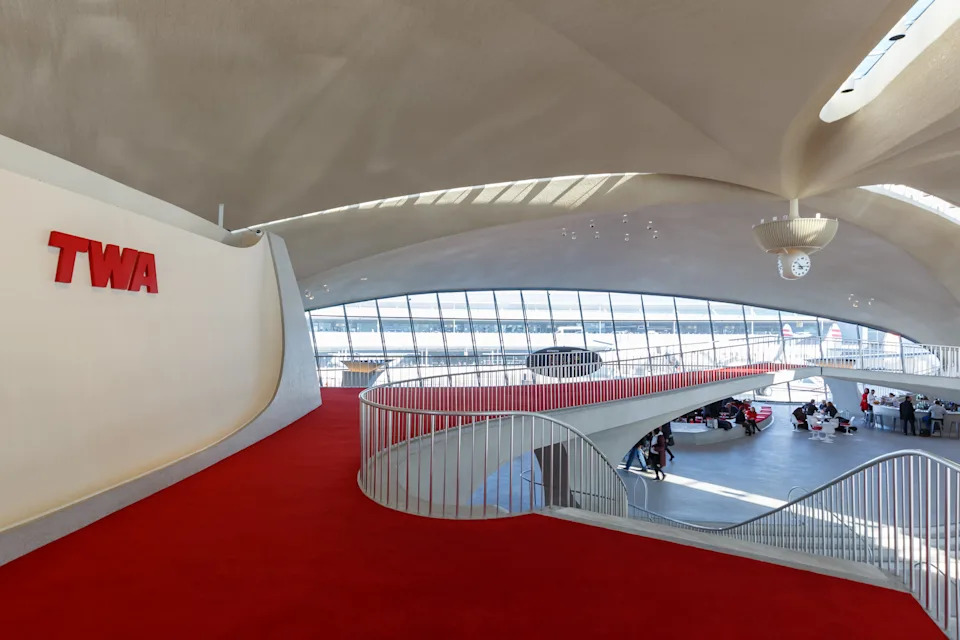 New York City, New York – March 1, 2020: TWA Hotel at New York JFK airport (JFK) in the United States.
