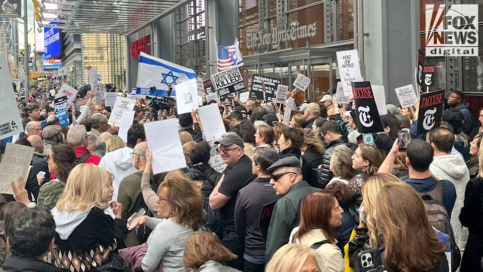 New York Times Protest