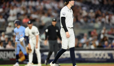 Yankees fall short to Blue Jays in pitchers’ duel on a long night in the Bronx