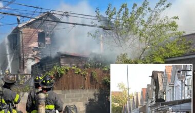 14 injured, including 12 firefighters, after fast-spreading fire tears through NYC homes