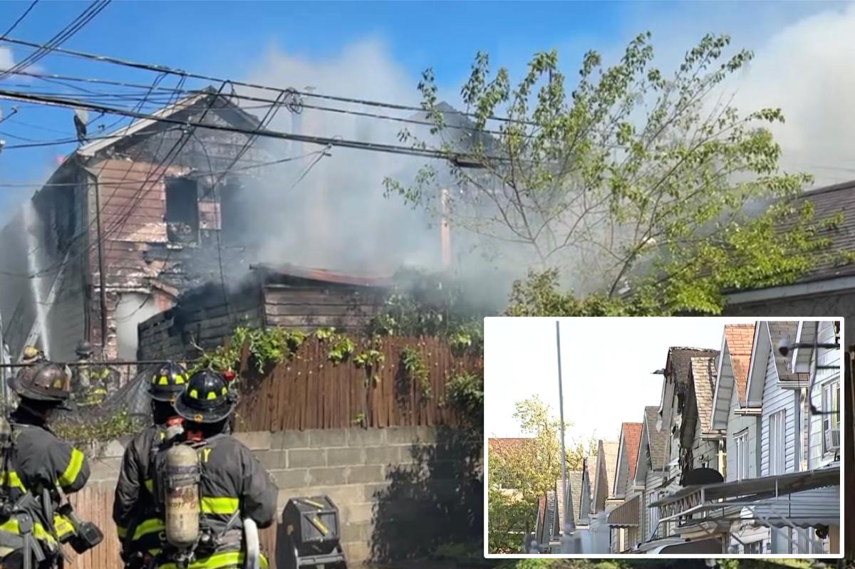 14 injured, including 12 firefighters, after fast-spreading fire tears through NYC homes