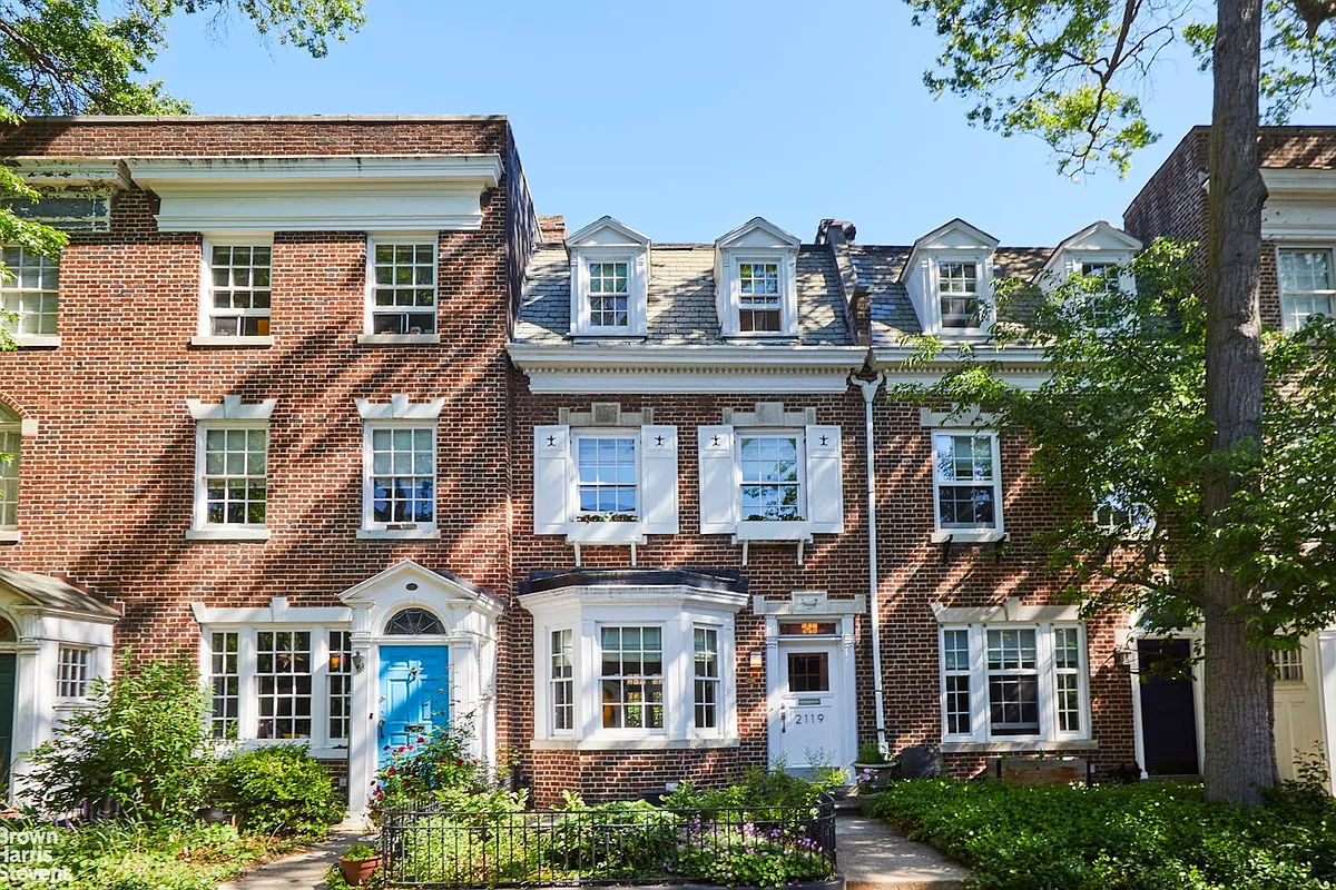 brick row house