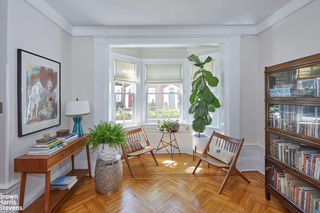 living room bay window