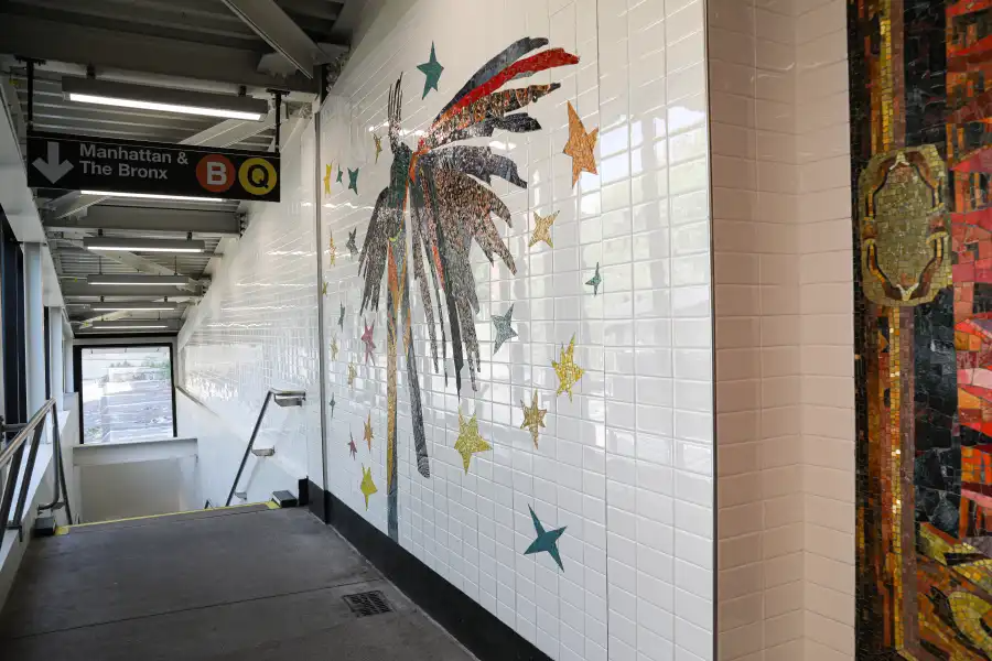 mosaic with stars