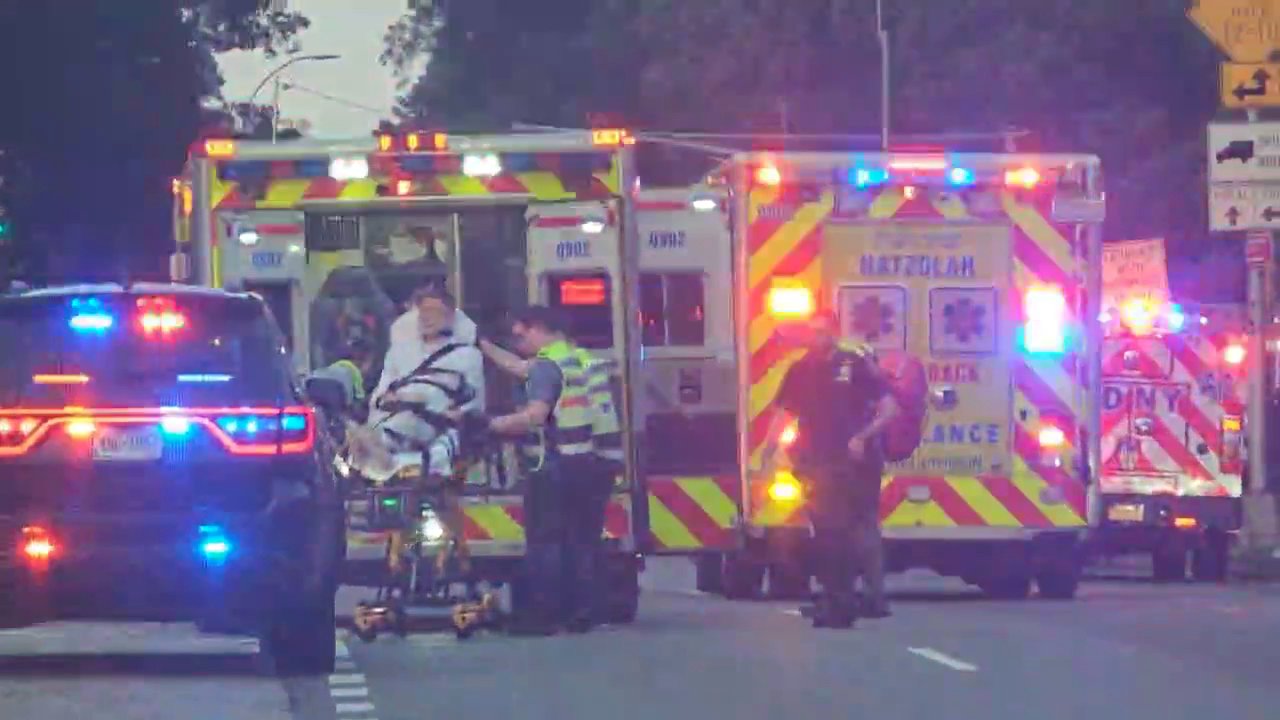 A 70-year-old man was also struck and suffered minor injuries. EMS transported him the New York-Presbyterian Queens Hospital, where he was listed in stable condition, police said. 