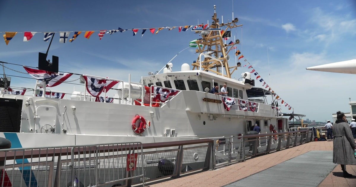 U.S. Coast Guard Cutter Vincent Danz commissioned in NYC in tribute to 9/11 hero