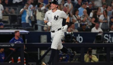Yankees get homers from Rice and McMahon, hold off Blue Jays 5-4 in 90-degree heat