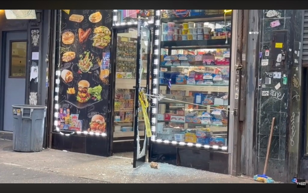 The 5-year-old girl was grazed in the ear when shots were exchanged between two groups, believed to be gang-affiliated, on Southern Avenue in Longwood around 5:40 p.m., the NYPD and sources said. 