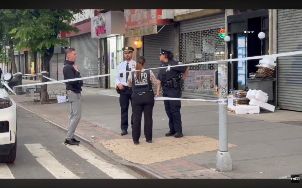 The NYPD is investigating the shooting and no arrest have yet to be made.