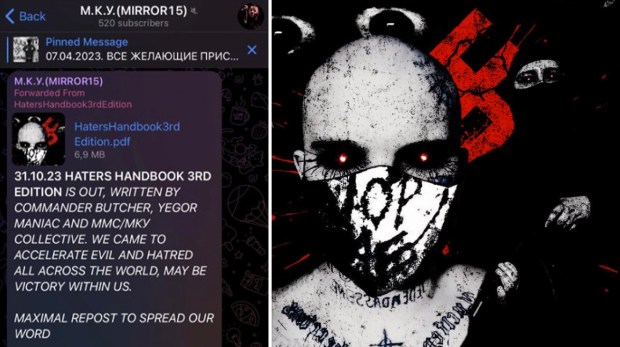 Michael Chkhikvishvili, a citizen of Georgia, ran the Russian and Ukrainian "Maniac Murder Cult" hate group and went by the nickname "Commander Butcher." The neo-Nazi leader, who wrote a manifesto called the "Haters Handbook," pleaded guilty in Brooklyn to spearheading a bizarre murder plot to dress as Santa and give poison candy to minority children on New Year's Eve. (Court Evidence)