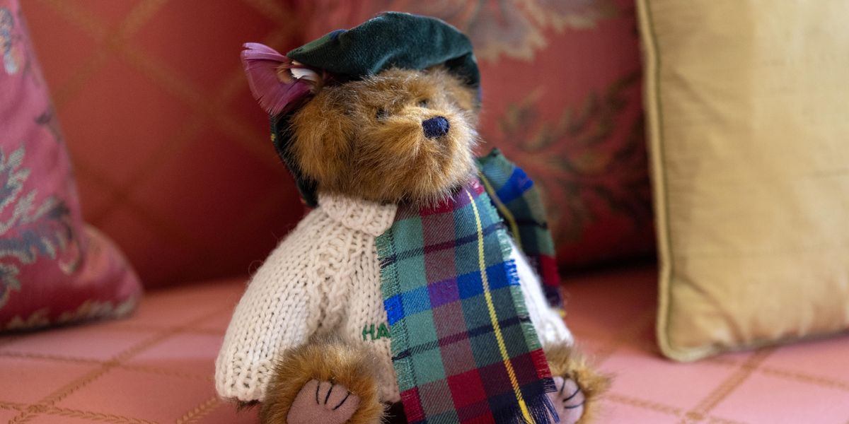 Late Queen’s ‘Haddington’ teddy on display as part of Holyroodhouse tour