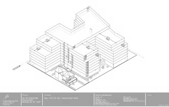 rendering of monastery proposal