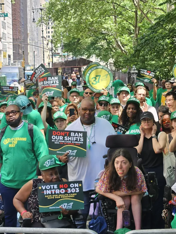Home Care Workers, Labor, and Disability Activists Demand New York City Council Reject Intro. 303