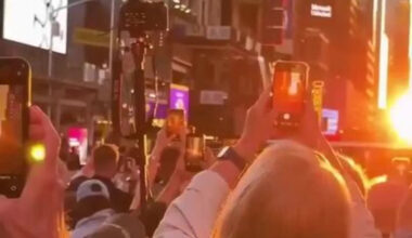 'Manhattanhenge' Glow Fills New York City Streets