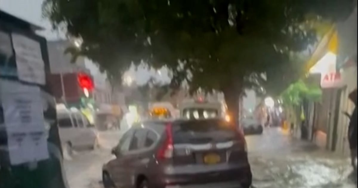 New York's Queens area flooded after severe thunderstorms