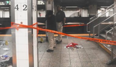 New York City police release footage of machete-wielding man shot at Grand Central