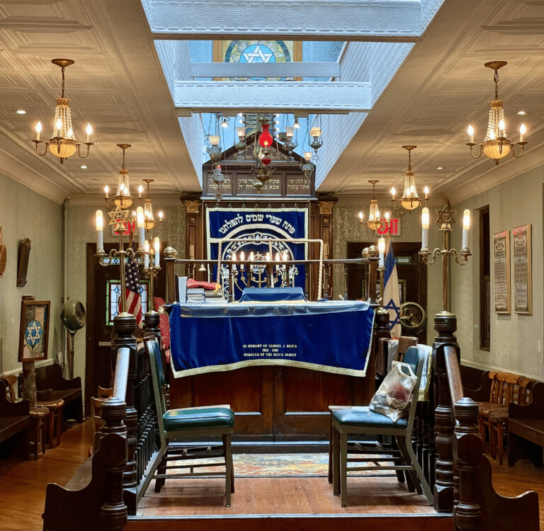 The interior of Kehila Kedosha Janina