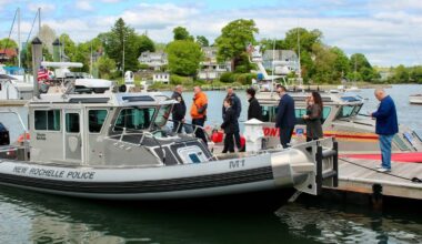 New Rochelle Police Dedicate Harbor Patrol Boat to Fallen Detective Mark S. Gado