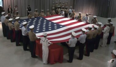 Flag unfurling