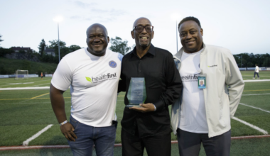 Healthfirst and Westchester Soccer Club Honor John Thompson, Yonkers PAL, for Healthcare Night