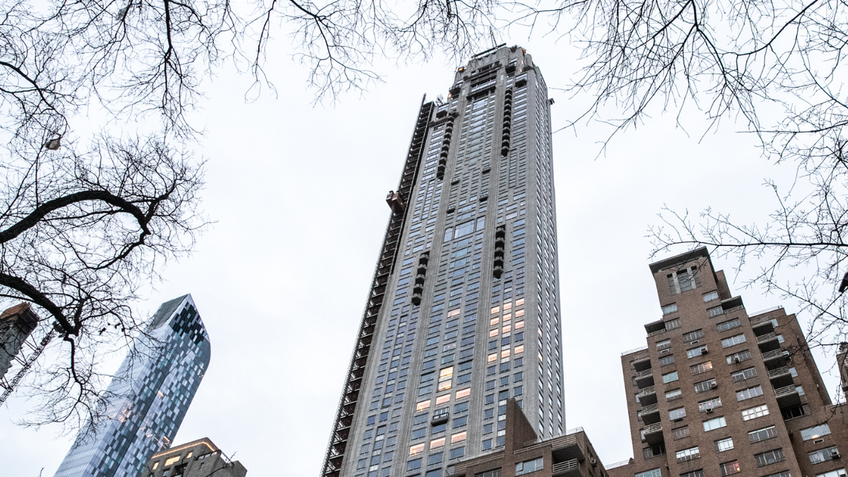 The exterior of 220 Central Park South in New York City.