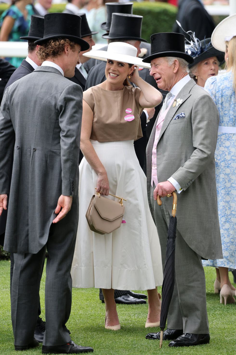 King Charles and Princess Eugenie