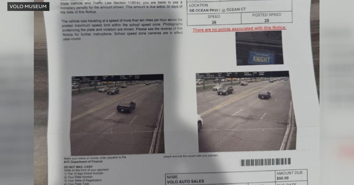 Volo Museum's KITT from "Knight Rider" gets speeding ticket in New York City