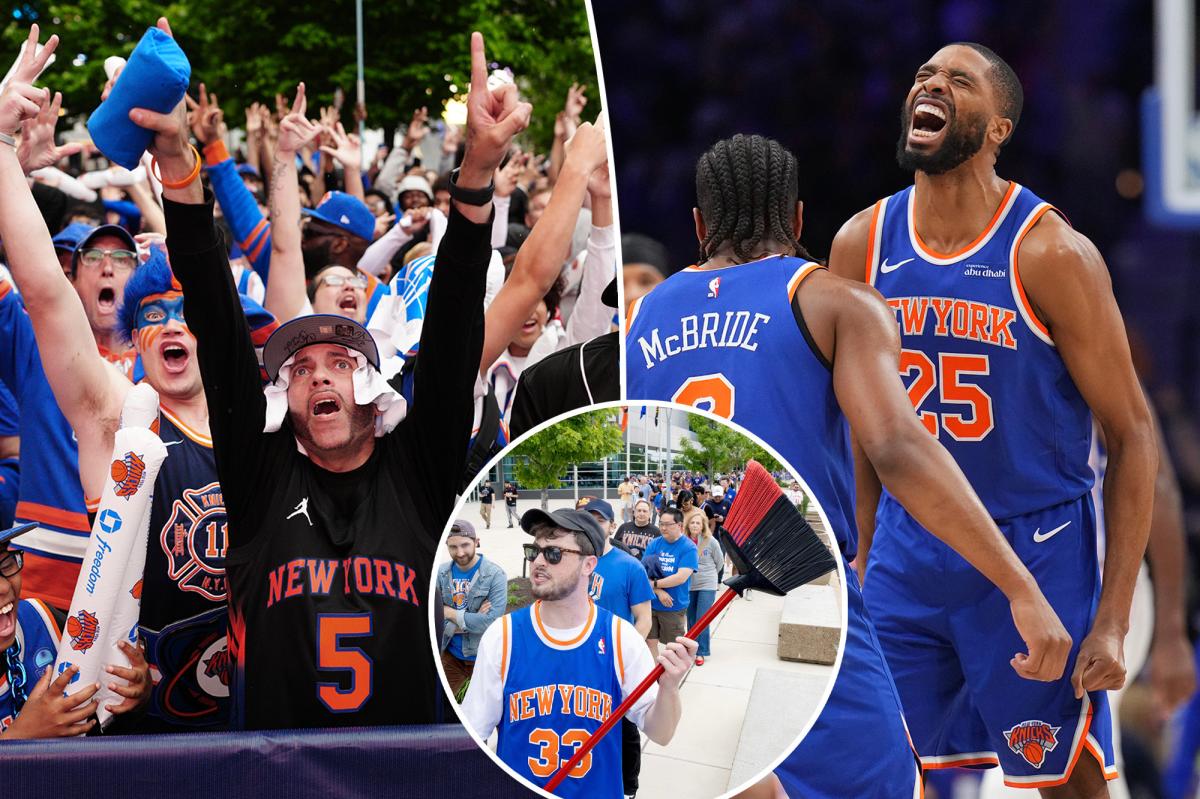 Knicks advance to Eastern Conference finals again, sweep 76ers