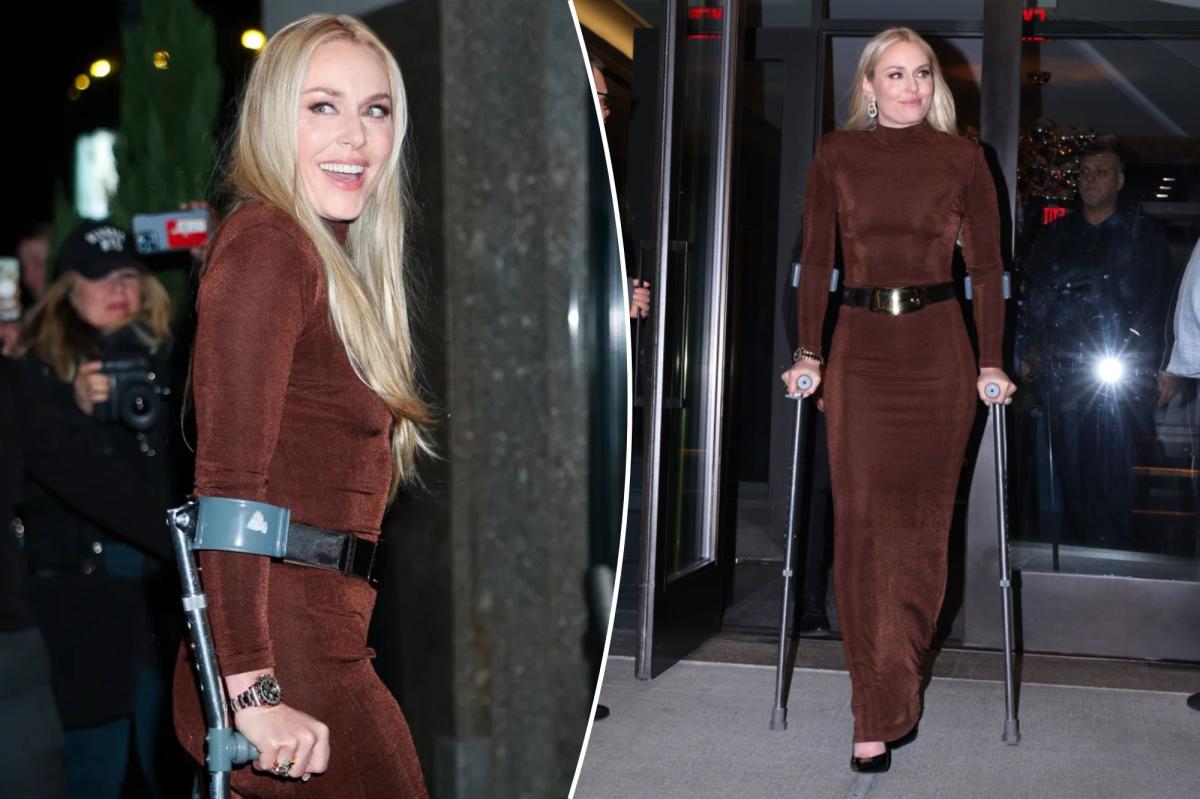 Lindsey Vonn attends Jeff Bezos and Lauren Sanchez's pre-Met Gala party
