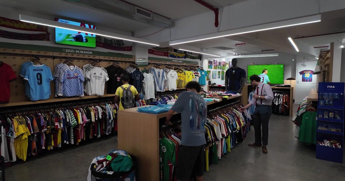 World Cup fever is creating a financial boom for a NYC soccer shop. Here are the popular items.